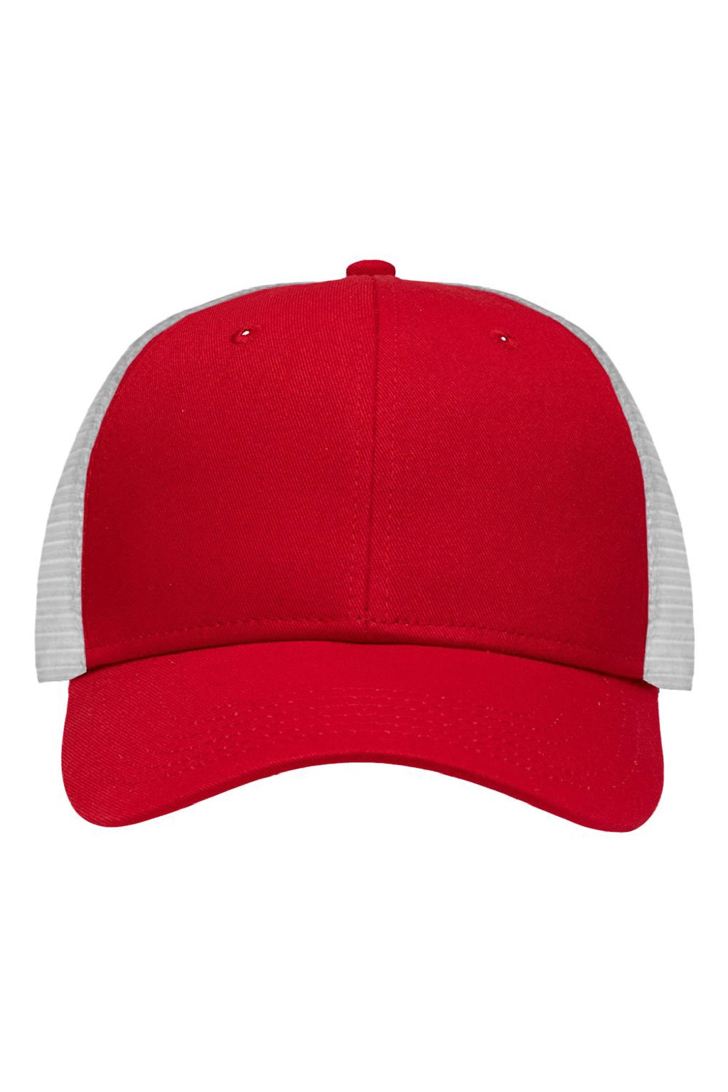 Sportsman Hats SP1450 Mens Traditional Lo Pro Mesh Back Snapback Trucker Hat Red/White Flat Front