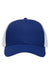 Sportsman Hats SP1450 Mens Traditional Lo Pro Mesh Back Snapback Trucker Hat Royal Blue/White Flat Front