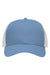 Sportsman Hats SP1450 Mens Traditional Lo Pro Mesh Back Snapback Trucker Hat Sky Blue/White Flat Front