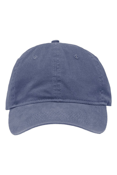 Sportsman Hats SP1700 Mens Adjustabble Dad Hat Blue Flat Front