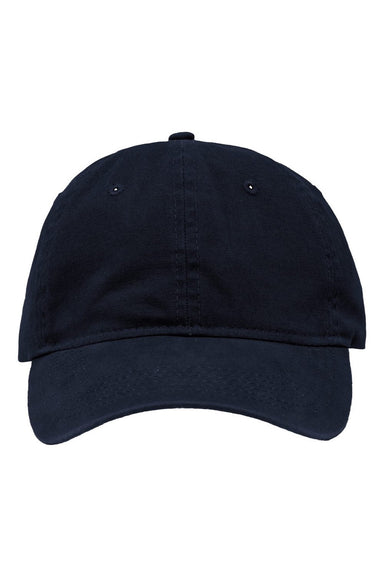 Sportsman Hats SP1700 Mens Adjustabble Dad Hat Navy Blue Flat Front