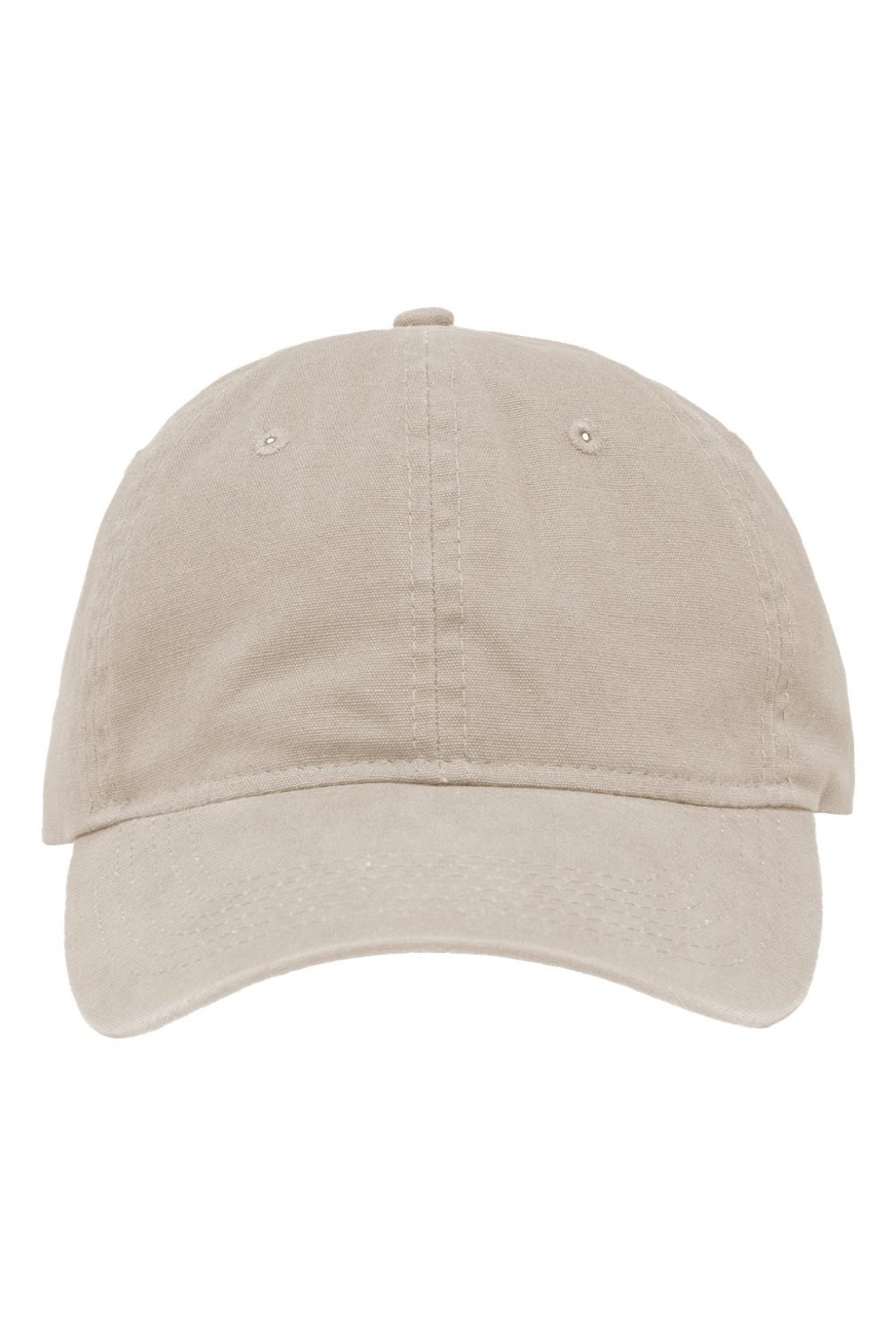 Sportsman Hats SP1700 Mens Adjustabble Dad Hat Stone Flat Front