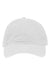 Sportsman Hats SP1700 Mens Adjustabble Dad Hat White Flat Front