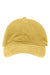 Sportsman Hats SP1700 Mens Adjustabble Dad Hat Pigment Mustard Yellow Flat Front