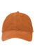 Sportsman Hats SP1700 Mens Adjustabble Dad Hat Pigment Texas Orange Flat Front