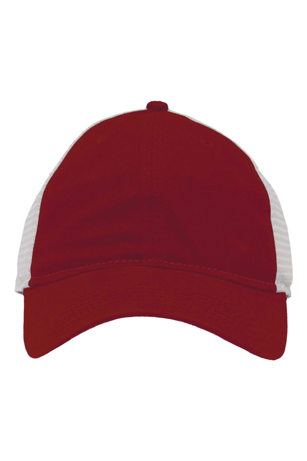 Sportsman Hats SP1750 Mens Adjustable Mesh Back Dad Hat Cardinal Red/Stone Flat Front