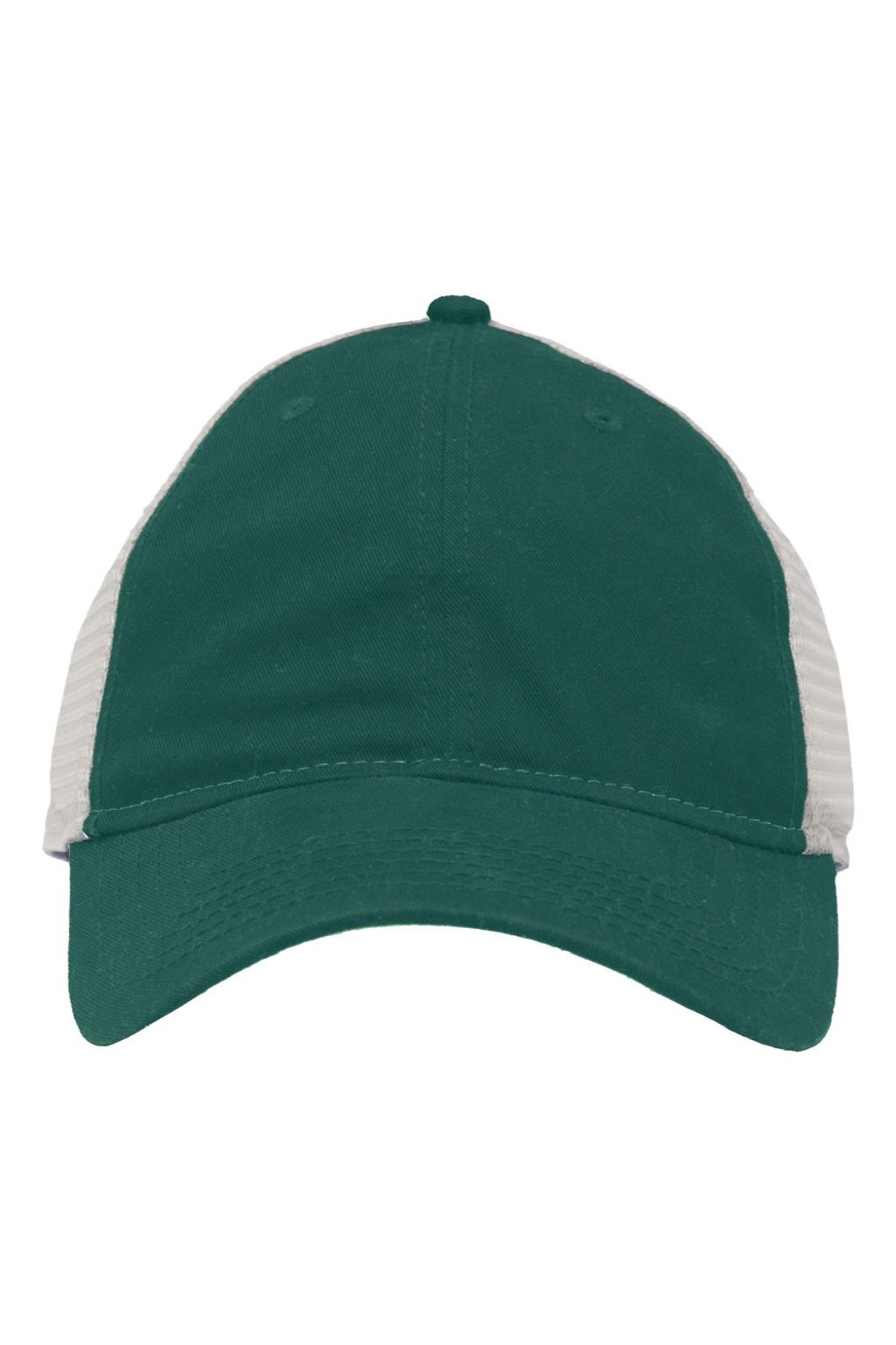Sportsman Hats SP1750 Mens Adjustable Mesh Back Dad Hat Forest Green/Stone Flat Front