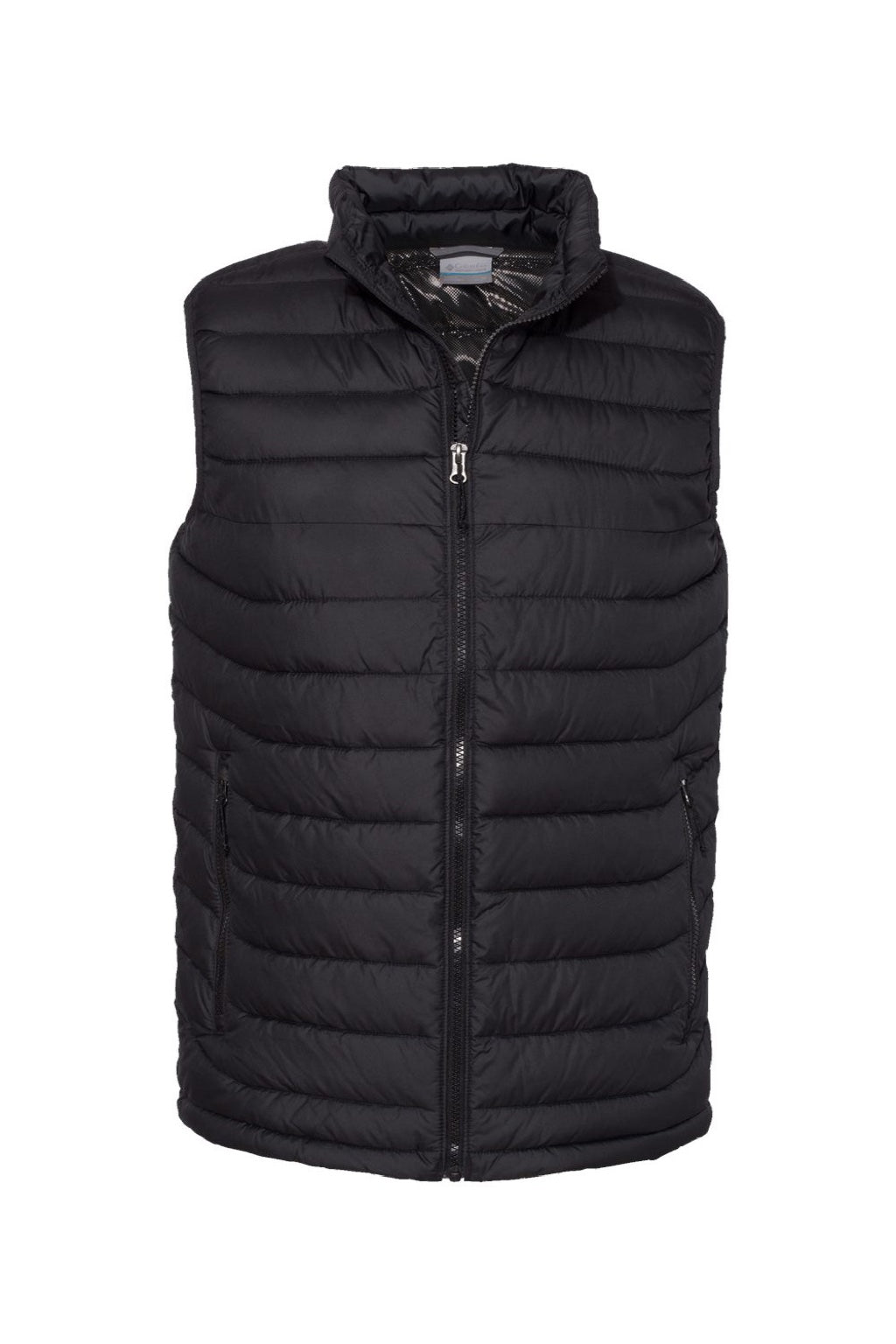 Columbia 212491 Mens Powder Lite II Full Zip Vest Black Flat Front