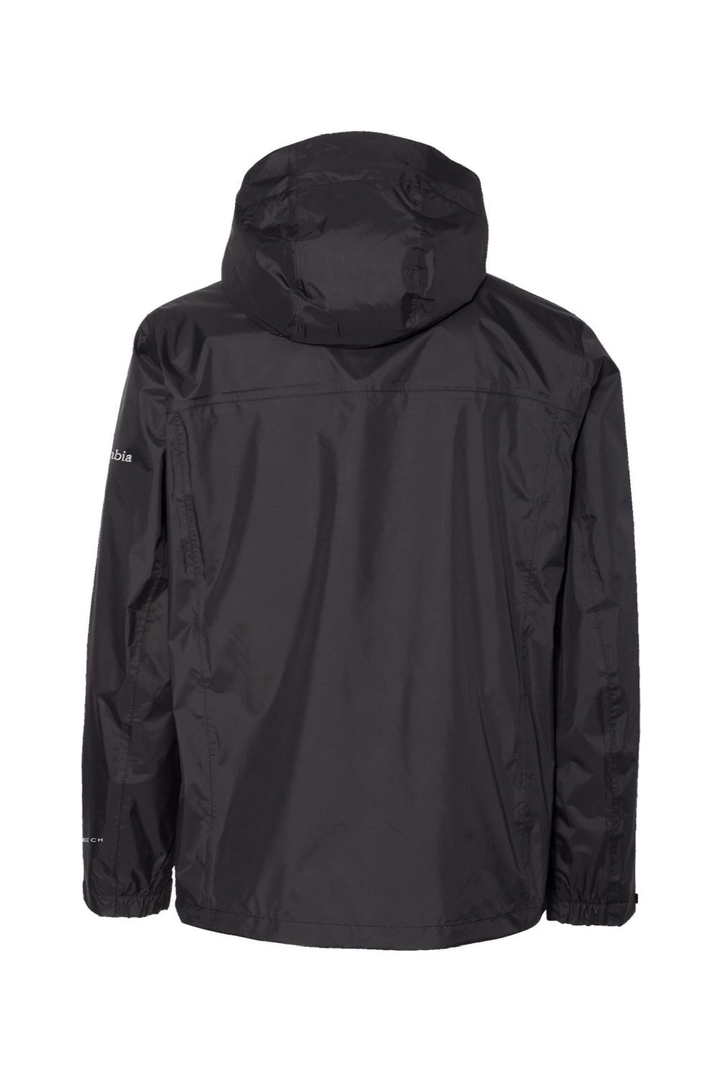 Columbia 212480 Mens Watertight II Full Zip Hooded Jacket Black Flat Back