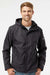 Columbia 212480 Mens Watertight II Full Zip Hooded Jacket Black Model Front