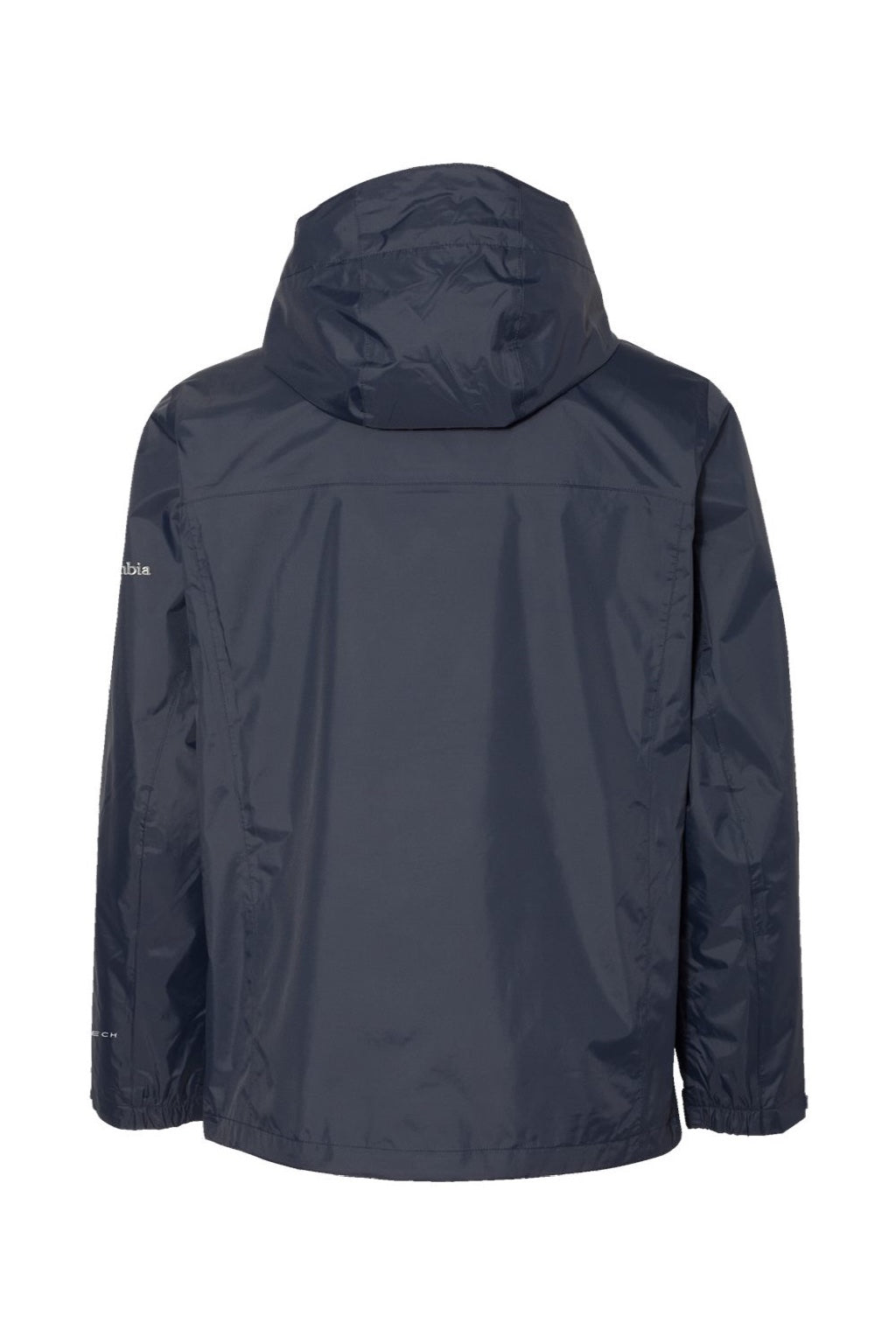 Columbia 212480 Mens Watertight II Full Zip Hooded Jacket Collegiate Navy Blue Flat Back