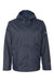 Columbia 212480 Mens Watertight II Full Zip Hooded Jacket Collegiate Navy Blue Flat Front