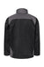Columbia 212476 Mens Glennaker Lake II Full Zip Rain Jacket Black/City Grey Flat Back