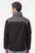 Columbia 212476 Mens Glennaker Lake II Full Zip Rain Jacket Black/City Grey Model Back
