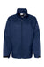 Columbia 212476 Mens Glennaker Lake II Full Zip Rain Jacket Collegiate Navy Blue Flat Front