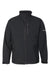 Columbia 212483 Mens Ascender Soft Shell Full Zip Jacket Black Flat Front