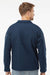 Columbia 212483 Mens Ascender Soft Shell Full Zip Jacket Collegiate Navy Blue Model Back