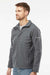 Columbia 212483 Mens Ascender Soft Shell Full Zip Jacket Graphite Grey Model Side