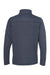 Columbia 212487 Mens Great Hart Mountain III 1/4 Zip Sweatshirt Collegiate Navy Blue Flat Back