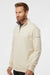 Columbia 212475 Mens Hart Mountain II 1/4 Zip Sweatshirt Heather Oatmeal Model Side