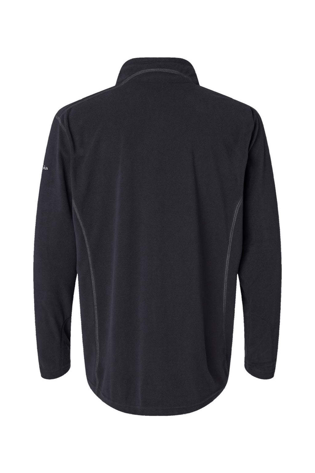 Columbia 212469 Mens Klamath Range II 1/4 Zip Sweatshirt Black Flat Back