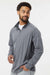 Columbia 212469 Mens Klamath Range II 1/4 Zip Sweatshirt City Grey Model Side