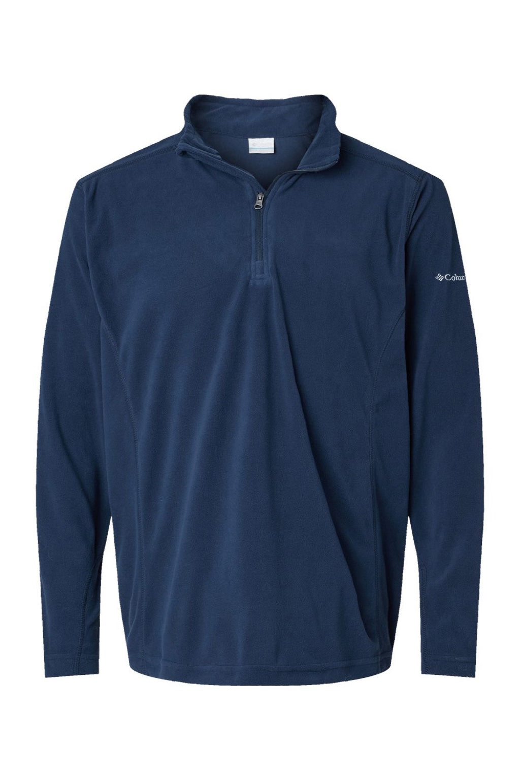 Columbia 212469 Mens Klamath Range II 1/4 Zip Sweatshirt Collegiate Navy Blue Flat Front