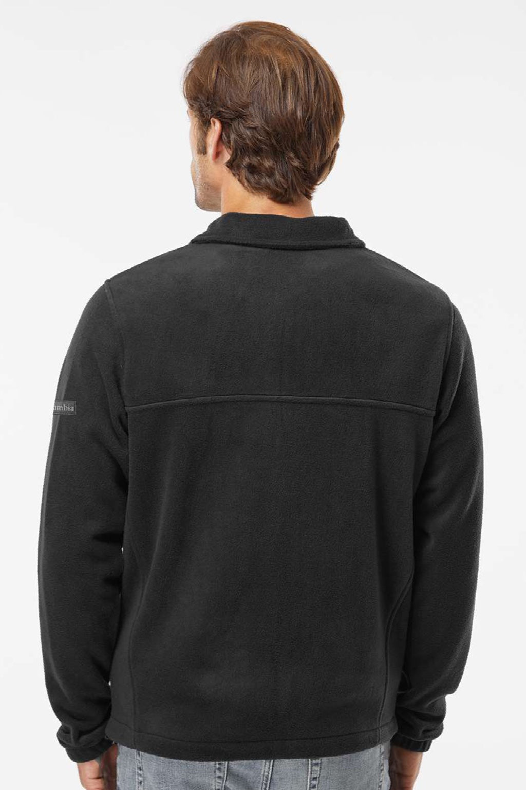 Columbia 212478 Mens Steens Mountain 2.0 Full Zip Jacket Black Model Back