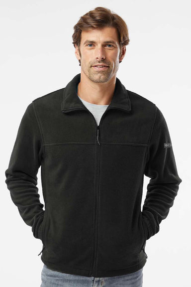 Columbia 212478 Mens Steens Mountain 2.0 Full Zip Jacket Black Model Front