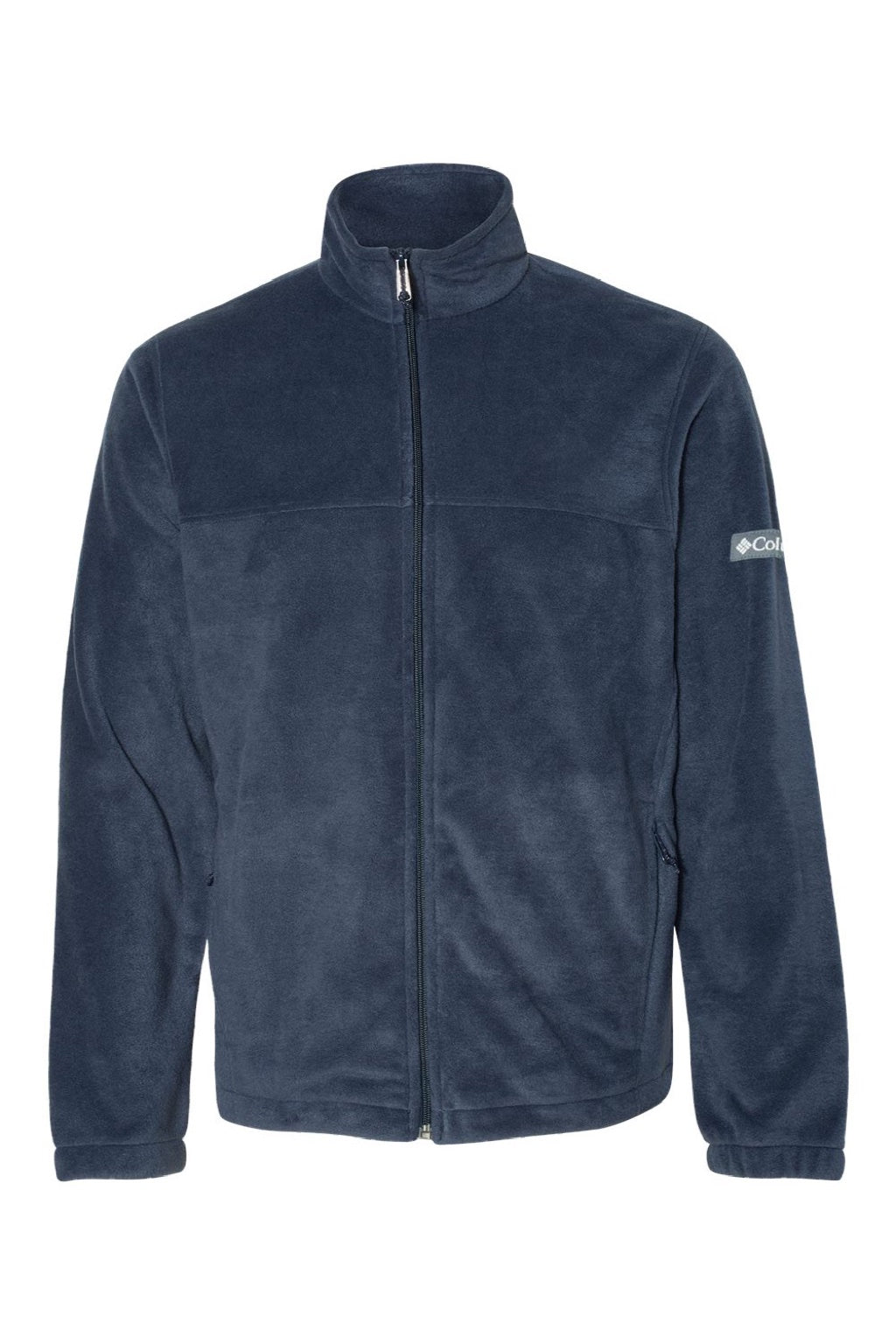 Columbia 212478 Mens Steens Mountain 2.0 Full Zip Jacket Collegiate Navy Blue Flat Front