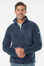 Columbia 212478 Mens Steens Mountain 2.0 Full Zip Jacket Collegiate Navy Blue Model Front