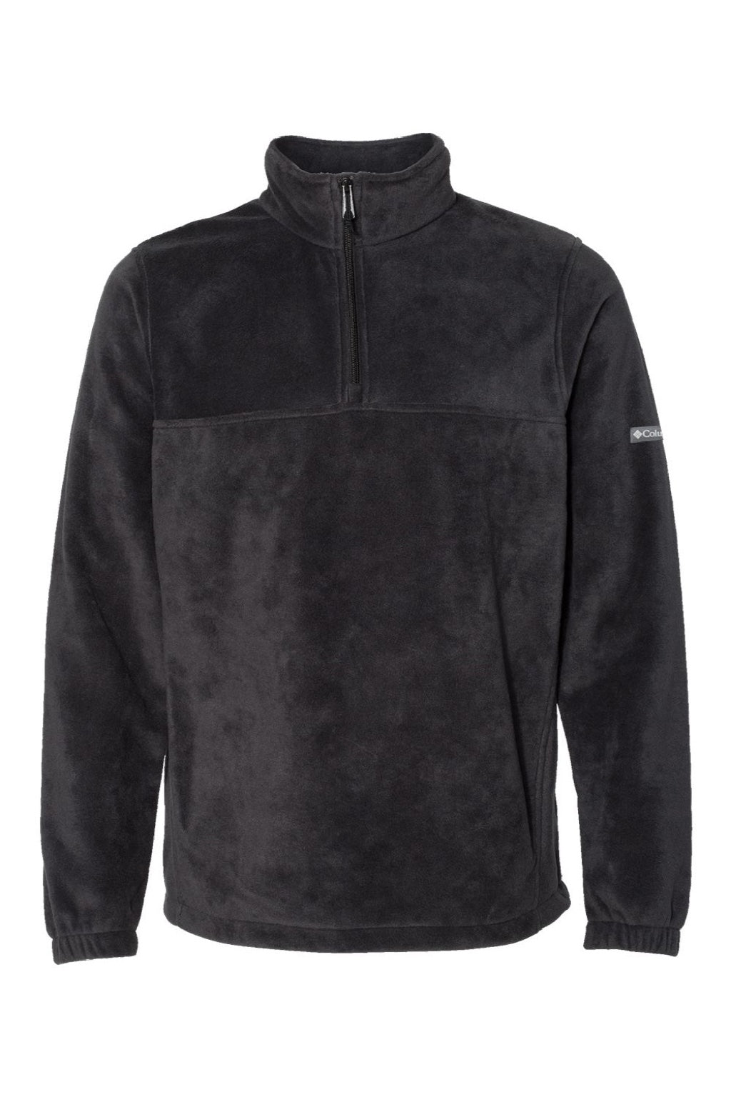 Columbia 212486 Mens Steens Mountain 1/4 Zip Sweatshirt Black Flat Front