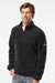 Columbia 212486 Mens Steens Mountain 1/4 Zip Sweatshirt Black Model Side