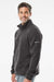 Columbia 212486 Mens Steens Mountain 1/4 Zip Sweatshirt Heather Charcoal Grey Model Side
