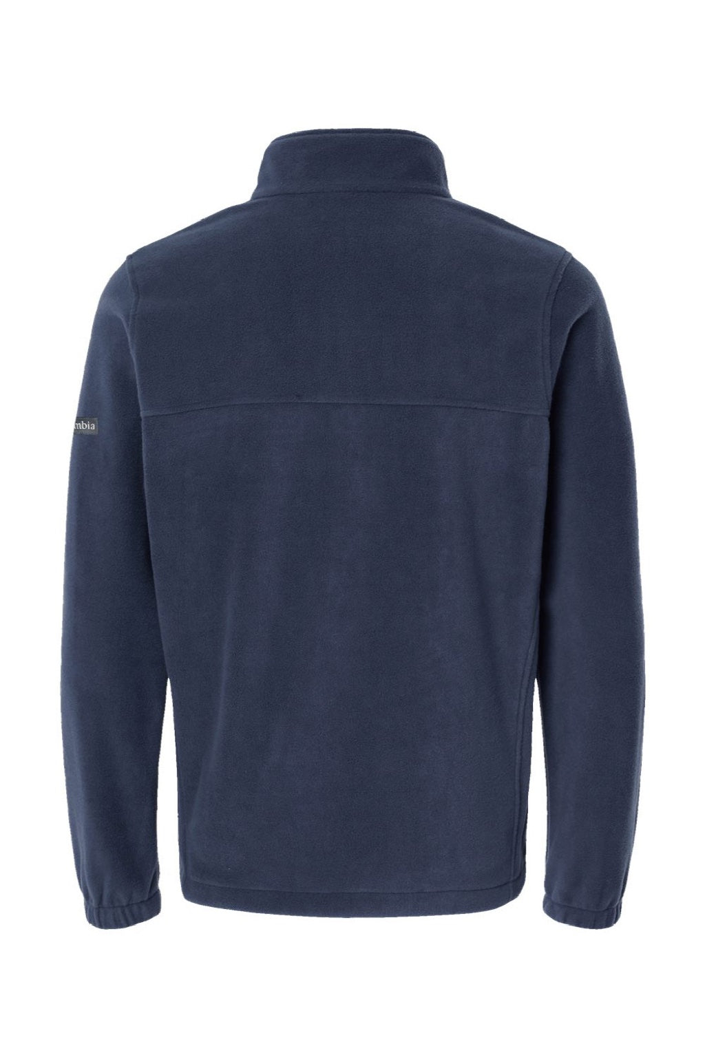 Columbia 212486 Mens Steens Mountain 1/4 Zip Sweatshirt Collegiate Navy Blue Flat Back