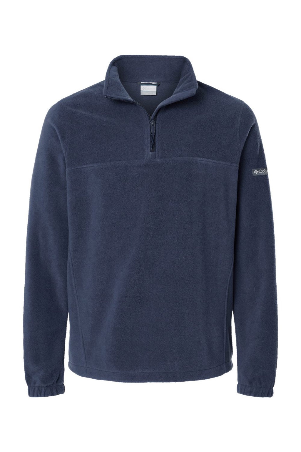 Columbia 212486 Mens Steens Mountain 1/4 Zip Sweatshirt Collegiate Navy Blue Flat Front
