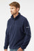 Columbia 212486 Mens Steens Mountain 1/4 Zip Sweatshirt Collegiate Navy Blue Model Side