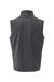 Columbia 212488 Mens Steens Mountain Full Zip Vest Heather Charcoal Grey Flat Back