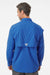 Columbia 212463 Mens PFG Bahama II Long Sleeve Button Down Shirt w/ Double Pockets Vivid Blue Model Back