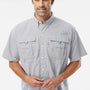 Columbia Mens PFG Bahama II UPF 50+ Short Sleeve Button Down Shirt w/ Double Pockets - Cool Grey - Coming Soon