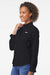 Columbia 212465 Womens PFG Tamiami II Long Sleeve Button Down Shirt Black Model Side