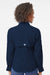 Columbia 212465 Womens PFG Tamiami II Long Sleeve Button Down Shirt Collegiate Navy Blue Model Back