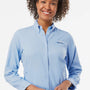 Columbia Womens PFG Tamiami II Moisture Wicking Long Sleeve Button Down Shirt w/ Pockets - Sail Blue - Coming Soon
