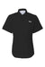 Columbia 212466 Womens PFG Tamiami II Short Sleeve Button Down Shirt Black Flat Front