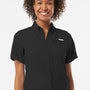 Columbia Womens PFG Tamiami II Moisture Wicking Short Sleeve Button Down Shirt w/ Pockets - Black - Coming Soon