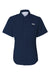Columbia 212466 Womens PFG Tamiami II Short Sleeve Button Down Shirt Collegiate Navy Blue Flat Front