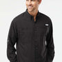 Columbia Mens PFG Tamiami II Moisture Wicking Long Sleeve Button Down Shirt w/ Double Pockets - Black - Coming Soon