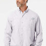 Columbia Mens PFG Tamiami II Moisture Wicking Long Sleeve Button Down Shirt w/ Double Pockets - Cool Grey - Coming Soon