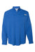 Columbia 212467 Mens PFG Tamiami II Long Sleeve Button Down Shirt w/ Double Pockets Vivid Blue Flat Front