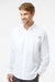 Columbia 212467 Mens PFG Tamiami II Long Sleeve Button Down Shirt w/ Double Pockets White Model Side